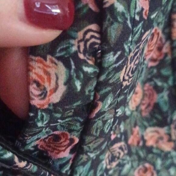 Zara Y2K Floral Square Neck Corset Crop Top M NWOT - Picture 11 of 13